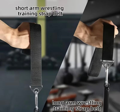 Arm wrestling strap trainer