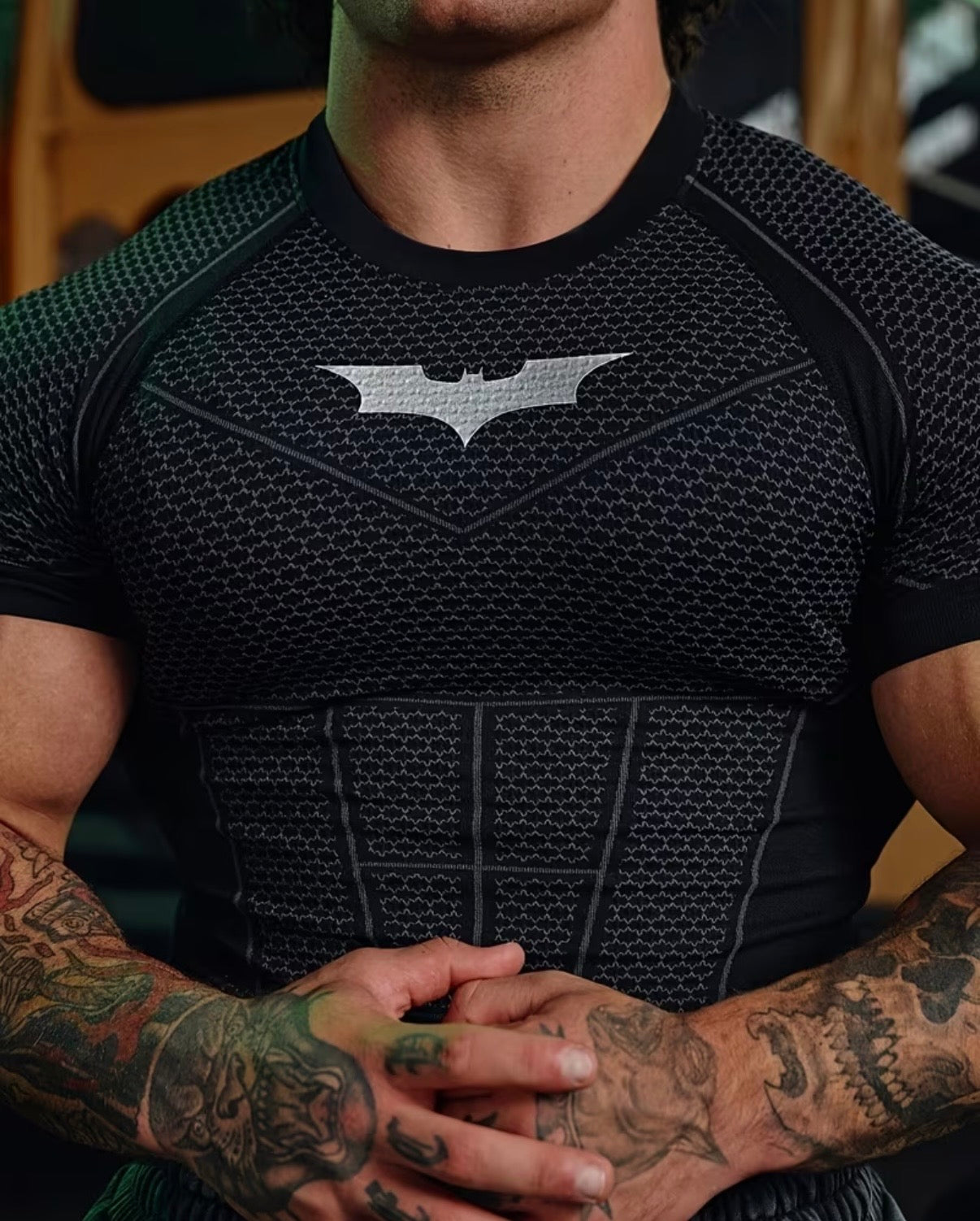 YOUNGLA batman compression shirt